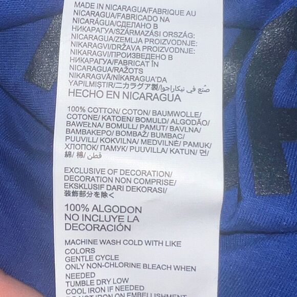 NFL Women's Indianapolis Colts Long Sleeve T-Shirt Blue Horseshoe Small NWT - Picture 8 of 8